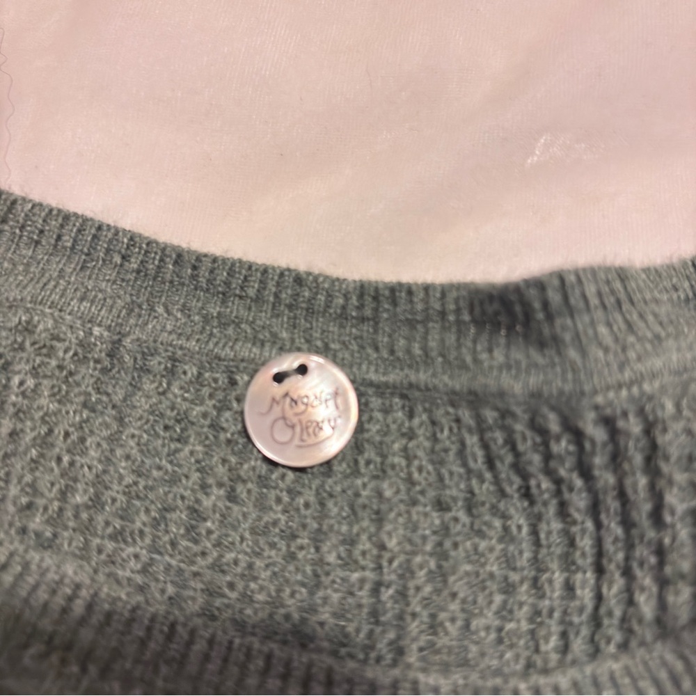 Margaret O'Leary Sage Textured Long Sleeve Tee - Picture 5 of 7